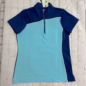 NWT EP NY Ladies Medium Shortsleeve Golf Shirt